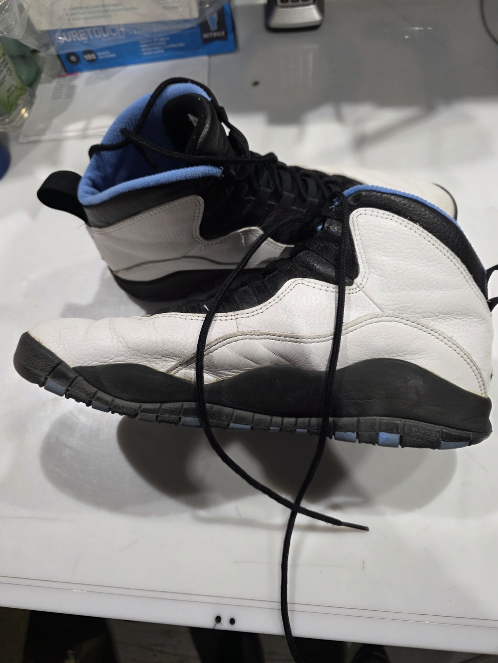 1995 Air Jordan 10 Powder Blue Size 12us Made In Korea
